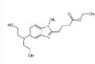 5-(双(2-羟乙基)氨基)-1-甲基-1H-苯并咪唑-2-丁酸乙酯-CAS:3543-74-6