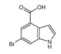 6-溴-1H-吲哚-4-羧酸-CAS:898746-91-3