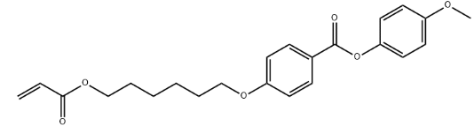 4-甲氧苯基4-((6-(丙烯酰氧基)己基)氧基)苯甲酸酯-CAS:82200-53-1