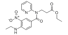 3-(4-(甲基氨基)-3-硝基-N-(吡啶-2-基)苯甲酰氨基)丙酸乙酯-CAS:429659-01-8