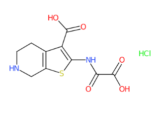 2-(羧基甲酰胺基)-4,5,6,7-四氢噻吩并[2,3-c]吡啶-3-羧酸盐酸盐-CAS:243966-09-8