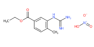 3-胍基-4-甲基苯甲酸乙酯硝酸盐-CAS:641569-96-2