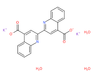 2,2’-联喹啉-4,4’-二甲酸二钾盐三水物-CAS:207124-63-8