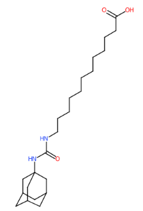 12-(3-(金刚烷-1-基)脲基)十二酸-CAS:479413-70-2