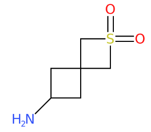 6-氨基-2-硫杂螺[3.3]庚烷 2,2-二氧化物-CAS:1363381-29-6