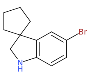 5'-溴螺[环戊烷-1,3'-二氢吲哚]-CAS:1160247-93-7