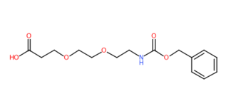 3-[2-(2-{[(苄氧基)羰基]氨基}乙氧基)乙氧基]丙酸-CAS:1347750-76-8