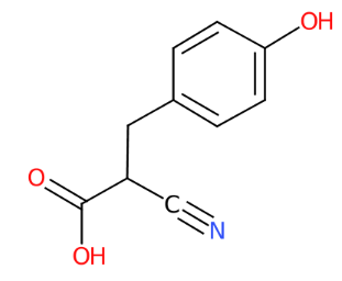 2-氰基-3-(4-羟基苯基)丙酸-CAS:90924-41-7