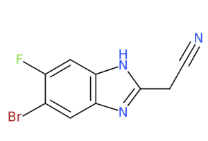2-(氰基甲基)-5-溴-6-氟苯并咪唑-CAS:1514433-81-8