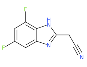 2-(氰基甲基)-5,7-二氟苯并咪唑-CAS:1533815-59-6