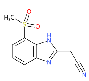2-(氰基甲基)-7-甲砜基苯并咪唑-CAS:1547913-76-7