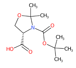 (S)-3-(叔丁氧基羰基)-2,2-二甲基噁唑烷-4-羧酸-CAS:139009-66-8