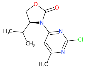 (S)-3-(2-氯-6-甲基-4-嘧啶基)-4-异丙基-2-噁唑烷酮-CAS:1429180-99-3