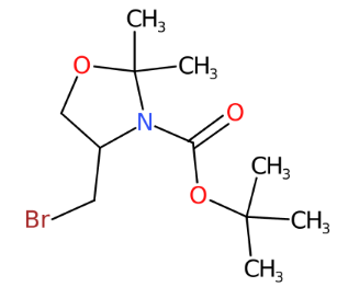 4-(溴甲基)-2,2-二甲基-1,3-噁唑烷-3-羧酸叔丁酯-CAS:1192488-15-5