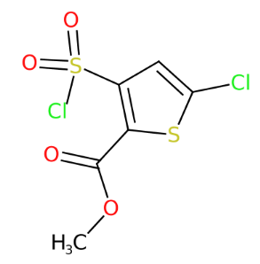 5-氯-3-(氯磺酰基)噻吩-2-甲酸甲酯-CAS:126910-68-7