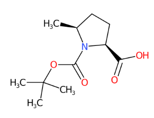 (2S,5S)-N-Boc-5-甲基吡咯烷-2-甲酸-CAS:334769-80-1