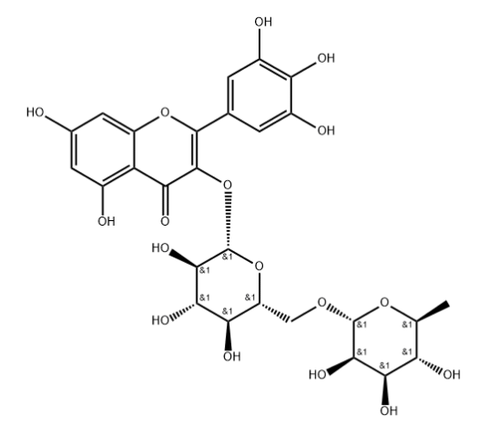杨梅素-3-O-芸香糖苷-CAS:41093-68-9