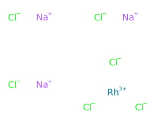 六氯代铑(III)酸钠-CAS:14972-70-4