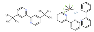 (4,4’-二叔丁基-2,2’-联吡啶)双[(2-吡啶基)苯基]铱(III)六氟磷酸盐-CAS:676525-77-2