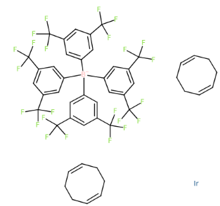 双(1,5-环辛二烯)铱(I) 四[3,5-双(三氟甲基)苯基]硼酸-CAS:666826-16-0
