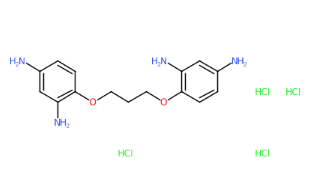 1,3-二(2,4-二氨基苯氧基)丙烷盐酸盐-CAS:74918-21-1