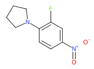 1-(2-氟-4-硝基苯基)四氢吡咯-CAS:385380-74-5