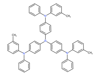 4,4′,4”-三[苯基(间甲苯基)氨基]三苯胺-CAS:124729-98-2