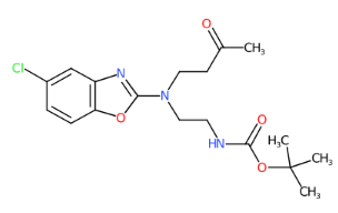 [2-[(5-氯-苯并噁唑-2-基)(3-氧代丁基)氨基]乙基]氨基甲酸叔丁酯-CAS:1276666-10-4