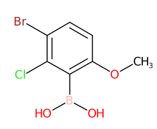 (3-溴-2-氯-6-甲氧基苯基)硼酸-CAS:1309981-00-7