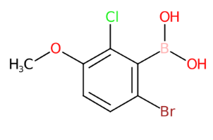 6-溴-2-氯-3-甲氧基苯硼酸-CAS:957062-55-4