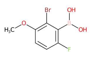 2-溴-6-氟-3-甲氧基苯硼酸-CAS:957062-89-4