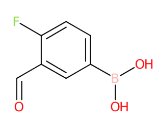 4-氟-3-醛基苯硼酸-CAS:374538-01-9