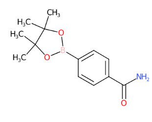 4-(4,4,5,5-四甲基-1,3,2-二氧杂硼杂环戊烷-2-基)苯甲酰胺-CAS:179117-44-3