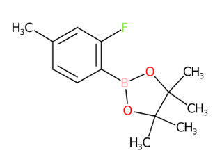 2-(2-氟-4-甲基苯基)-4,4,5,5-四甲基-1,3,2-二氧硼杂环戊烷-CAS:1165936-03-7