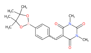 1,3-二甲基-5-[4-(4,4,5,5-四甲基-[1,3,2]二恶硼烷-2-基)-苯亚甲基]-嘧啶-2,4,6-三酮-CAS:1218790-48-7