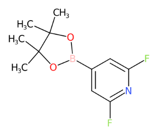 2,6-二氟-4-(4,4,5,5-四甲基-1,3,2-二氧杂硼烷-2-基)吡啶-CAS:1204333-58-3
