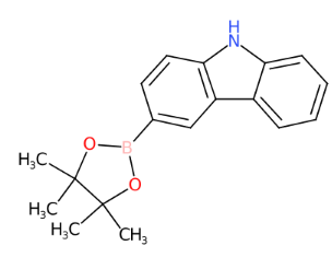 3-(4,4,5,5-四甲基-1,3,2-二氧杂硼杂环戊烷-2-基)咔唑-CAS:855738-89-5