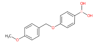 4-(4'-甲氧基苄氧基)苯基硼酸-CAS:156635-90-4