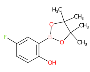 4-氟-2-(4,4,5,5-四甲基-1,3,2-二氧硼杂环戊烷-2-基)苯酚-CAS:779331-49-6