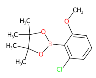 2-(2-氯-6-甲氧基苯基)-4,4,5,5-四甲基-1,3,2-二氧硼杂环戊烷-CAS:1061367-22-3