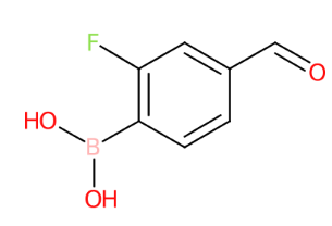 2-氟-4-甲酰基苯硼酸-CAS:871126-22-6