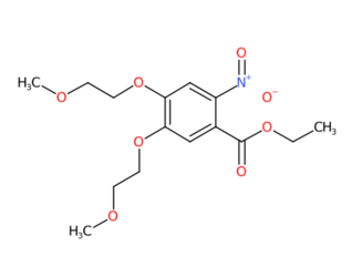 5-二(2-甲氧基乙氧基)-2-硝基苯甲酸乙酯-CAS:179688-26-7