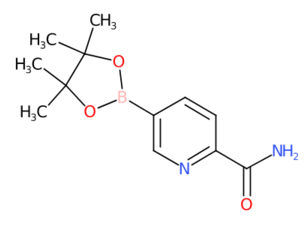 5-(4,4,5,5-四甲基-1,3,2-二氧杂环戊硼烷-2-基)吡啶酰胺-CAS:1257553-74-4