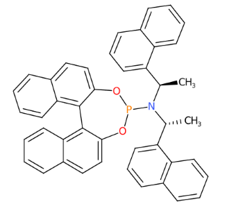 11bS-N,N-双[(1R)-1-(1-萘基)乙基]二萘并[2,1-d:1',2'-f][1,3,2]二氧杂磷杂环庚-4-胺-CAS:342813-25-6