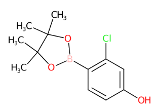 3-氯-4-(4,4,5,5-四甲基-1,3,2-二氧杂硼杂环戊烷-2-基)苯酚-CAS:1029439-70-0