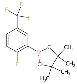 2-(2-氟-5-(三氟甲基)苯基)-4,4,5,5-四甲基-1,3,2-二氧硼杂环戊烷-CAS:1192045-31-0