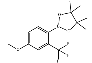 2-(4-甲氧基-2-(三氟甲基)苯基)-4,4,5,5-四甲基-1,3,2-二氧硼杂环戊烷-CAS:1218790-37-4