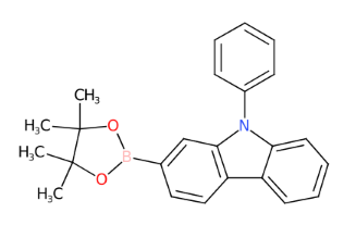 9-苯基-2-(4,4,5,5-四甲基-1,3,2-二氧硼杂环戊烷-2-基)-9H-咔唑-CAS:1246669-45-3