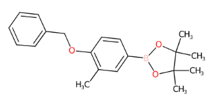 2-(4-(苄氧基)-3-甲基苯基)-4,4,5,5-四甲基-1,3,2-二氧硼杂环戊烷-CAS:1257078-80-0