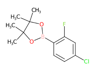 2-(4-氯-2-氟苯基)-4,4,5,5-四甲基-1,3,2-二氧硼杂环戊烷-CAS:765917-27-9
